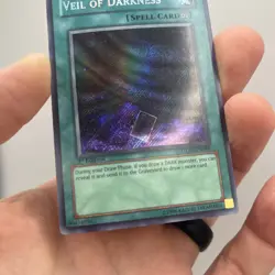 Yugioh Veil of Darkness GLAS-EN088 Secret Rare 1st Ed - Image 5