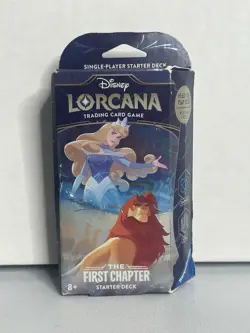 Disney Lorcana The First Chapter Starter Deck Sapphire & Steel - Image 1