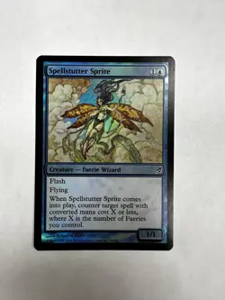 Foil Spellstutter Sprite *Lorwyn* MTG Magic the Gathering - Image 1