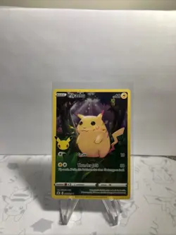 Pikachu 5/25 Pokemon Celebrations 25th Anniversary Set Full Art Card - Image 1