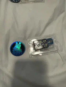 Pokemon TCG: Mega Evolution Lucario Gardevoir ETB Sleeves, Energy, Dice, Coins - Image 2