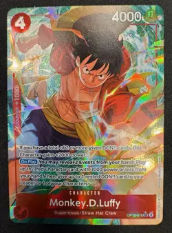 Monkey.D.Luffy (Alternate Art) OP12-015 Legacy of the Master Foil - Image 1