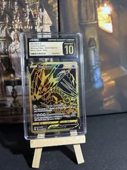 Eternatus v SV121/SV122 Shining Fates Holo Rare Card CGC 10 Pristine - Image 1
