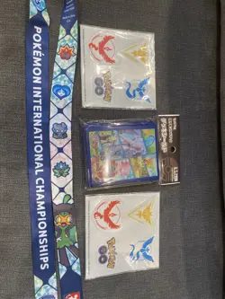 Pokemon Go Sleeves, Stickers And Lanyard Bundle - Image 1