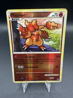 Pokemon TCG Magmar Triumphant 42/102 Reverse Holo MP - Image 1