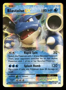 Blastoise EX 21/108 XY - Evolutions Pokemon TCG - Image 1