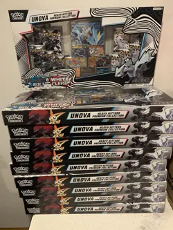 POKEMON TCG S & V BLACK BOLT & WHITE FLARE UNOVA HEAVY HITTERS COLLECTION LOT 10 - Image 1