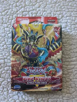 YuGiOh TCG: Fire Kings Revamped Structure Deck : 1st Edition : New and Sealed - Image 1
