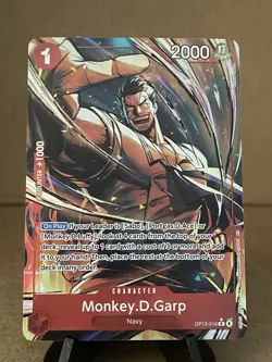 One Piece Carrying On His Will Monkey.D.Garp OP13-016 Alt Art Rare - Image 1