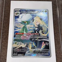 Cynthia’s Roserade 184/182 Illustration Rare Pokemon Card - Image 1