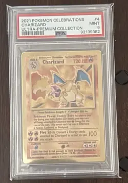 Charizard (Celebrations Metal Card) 004/102 PSA 9 - Image 1