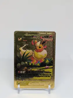 Pokemon🔥FLAREON VMAX SWSH180🔥GOLD FOIL Custom Card🔥Black Star PROMO🔥 - Image 1