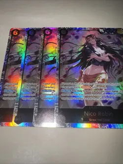 OP12-087 Nico Robin 4X Playset SR English One Piece TCG Card Game CCG - Image 4