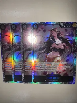 OP12-087 Nico Robin 4X Playset SR English One Piece TCG Card Game CCG - Image 5