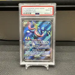2018 Pokemon Sun& Moon Forbidden Light 120 FULL ART Greninja GX PSA 10 - Image 1