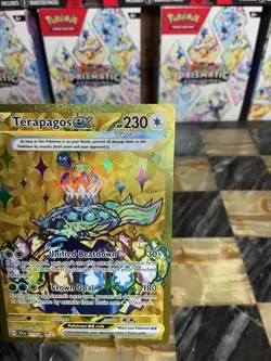 Pokemon TCG Stellar Crown Terapagos EX Hyper Rare Card 173/142 - Image 3