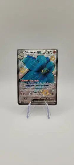 Pokemon TCG: Glimmora ex 218/091 SV: Paldean Fates Shiny Rare Holo Card NM - Image 1