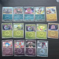 Pokemon tcg . Reverse Holo Ascended Heroes Energy Pattern. 14x cards. - Image 1