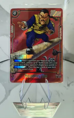 Mercenary Tao SB02-056 Alternate Art Manga Booster 02 Dragon Ball Card English - Image 1