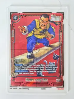 Mercenary Tao SB02-056 Alternate Art Manga Booster 02 Dragon Ball Card English - Image 2