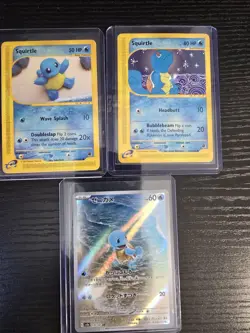 Pokemon Squirtle Card Lot Of 3 - Image 1