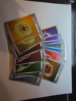 Pokemon TCG Basic Holo Energy 14 Card Lot Mixed Era All NM - Image 1