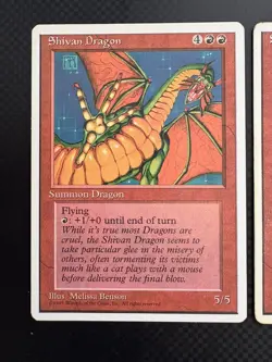 MTG | 2x Shivan Dragon | Fourth Edition | Magic The Gathering | *Kult - Image 2