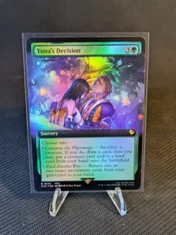 Yuna's Decision (Extended Art) Commander: Final Fantasy Foil - Image 1