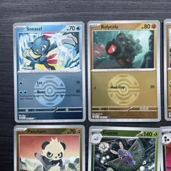 Pokemon Reverse Holo Ascended Heroes dusk ball Pattern / R/ love ball 9x cards. - Image 2