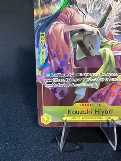 One Piece CCG Kouzuki Hiyori Alt Art SR OP06-106 - Image 3