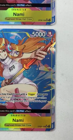 Nami Alt Art - Two legends OP08-106 (4X Playset) - Image 5