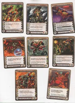 Chaotic lot #032. Lot of 8 Danian creature cards - Image 1
