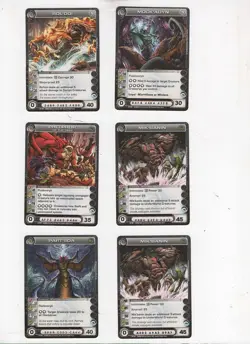 Chaotic lot #228 13 M'arrillian creature cards. - Image 1