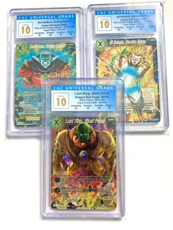 Dragon Ball Super Card Game - 2020 Event Winner Gold Stamp set of 3 CGC 10, PSA - Image 1