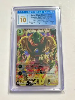 Dragon Ball Super Card Game - 2020 Event Winner Gold Stamp set of 3 CGC 10, PSA - Image 4