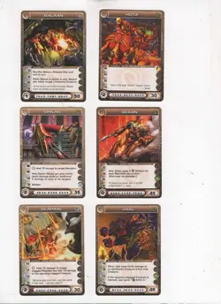 Chaotic lot #227 12 Danian creature cards. - Image 1