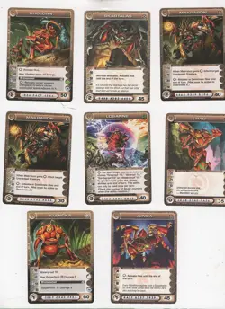 Chaotic lot #215 16 Danian creature cards. - Image 1