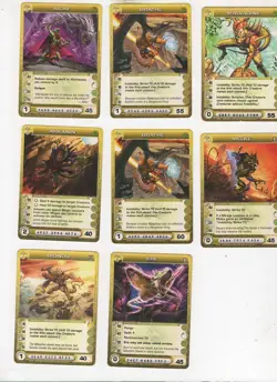 Chaotic lot #212 14 Mipedian creature cards. - Image 1