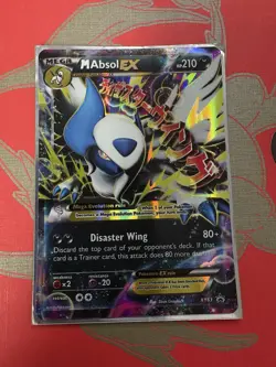 Pokemon TCG M Absol EX XY63 Black Star Promo Holo Ultra Rare Card - Image 1
