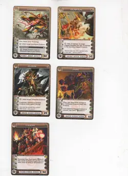 Chaotic lot #040. Lot of 10 Danian creature cards - Image 1