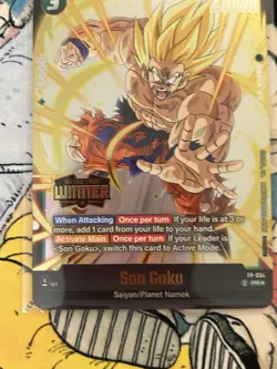 Son Goku - FP-034 (Release Event Winner) - Fusion World Promotion Cards - Image 5