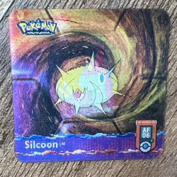 2003 Pokemon Advanced Artbox 3D Wurmple Silcoon Beautifly #AF06 Lenticular Card - Image 3