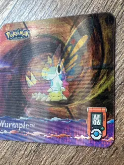 2003 Pokemon Advanced Artbox 3D Wurmple Silcoon Beautifly #AF06 Lenticular Card - Image 4