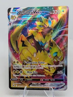 Zeraora VMAX 054/159 Crown Zenith Ultra Rare Full Art Pokemon TCG Card - NM - Image 1