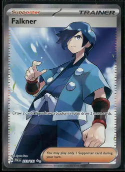 Pokemon - Falkner 251/193 Paldea Evolved Full Art NM - Image 1