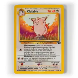 Pokemon - Clefable - Non Holo - 17/64 - Jungle - Rare Card - Image 1
