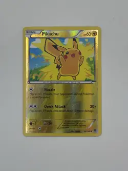 Pikachu 42/146 Reverse Holo | XY Base Set 2014 | Near Mint Pokemon Card - Image 3