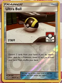 Ultra Ball #68a/73 - STAFF League Cup Promo - LP - Pokemon TCG - Image 1