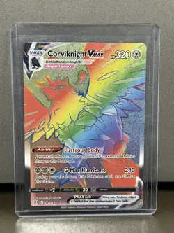 Pokemon TCG - Battle Styles - Corviknight VMAX Rainbow Secret Rare 171/163 - Image 1
