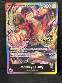 Monkey.D.Luffy Leader 3rd Anniversary Tournament 3 Brothers Pack - Image 1